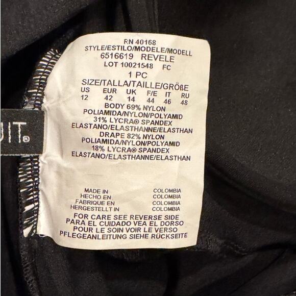 Miraclesuit Rock Solid Revele One-Piece Swimsuit Size US/12 - Picture 6 of 8